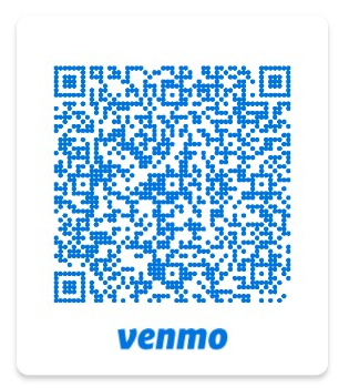 Official Venmo QR code for Bee Calm Parenting, at BeeCalmParenting